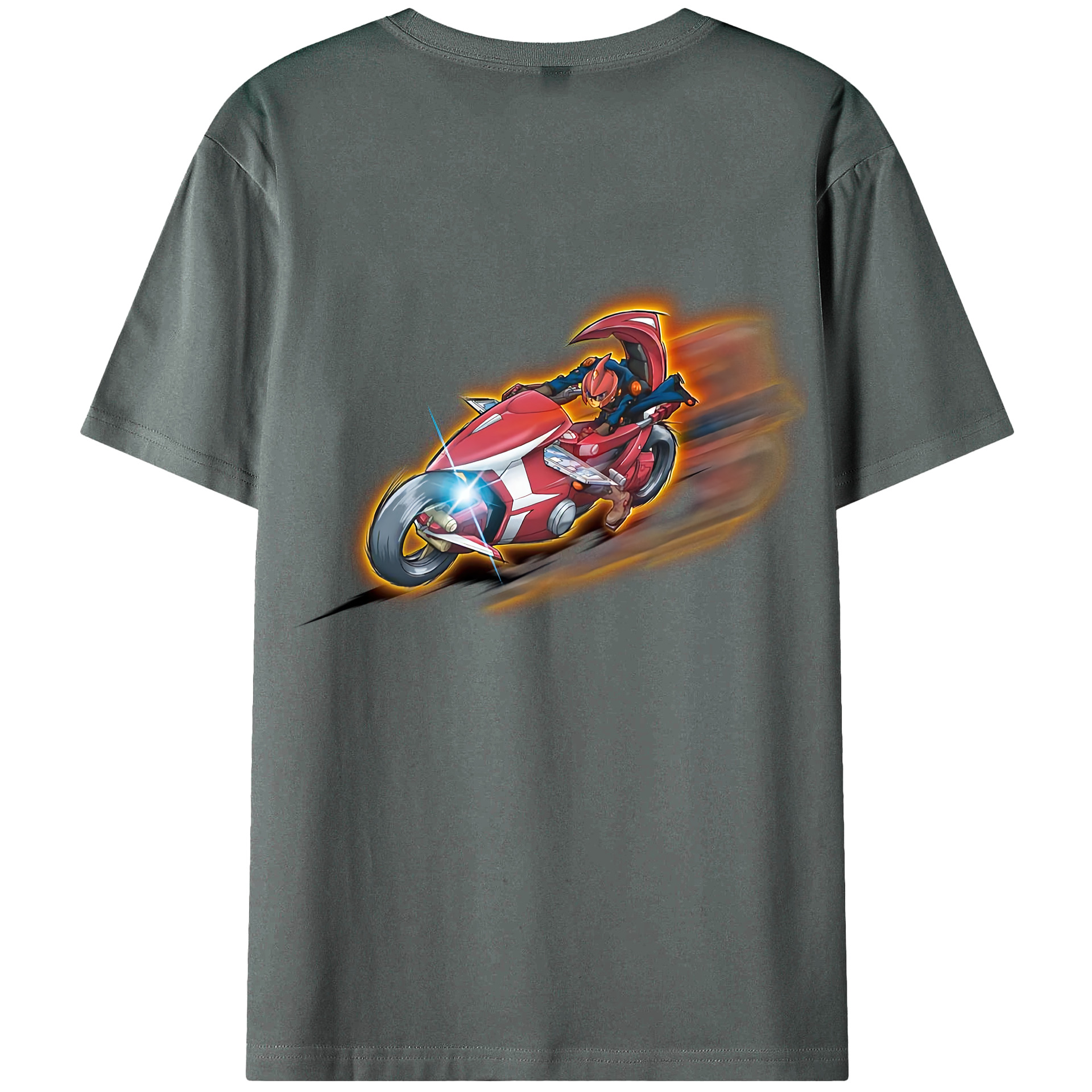 （画像用） 遊☆戯☆王 Yu-Gi-Oh! 綿100％ メンズ半袖Tシャツ（バックプリント） 通気性